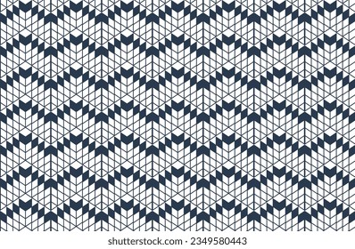 Native American seamless pattern. Geometrics ethnic seamless pattern in tribal. Abstract background with ethnic Aztec ornament. Design for wallpaper, Fabric, clothing, scarf, carpet. Boho motif.