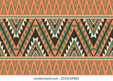 Nativo americano, padrão sem costura, Índio ameríndio, Navajo, Asteca, Motivo, Étnico, Boho, tradicional, Cigano, Peruano, ornamento, decoração, têxtil, geometria, repetir, tribo, abstrato, Patrimônio