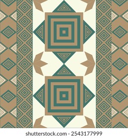 Nativo americano, padrão sem costura, Índio ameríndio, Navajo, Asteca, Motivo, Étnico, Boho, tradicional, Cigano, Peruano, ornamento, decoração, têxtil, geometria, repetir, tribo, abstrato, Patrimônio