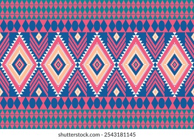 Nativo americano, padrão sem costura, Índio ameríndio, Navajo, Asteca, Motivo, Étnico, Boho, tradicional, Cigano, Peruano, ornamento, decoração, têxtil, geometria, repetir, tribo, abstrato, Patrimônio