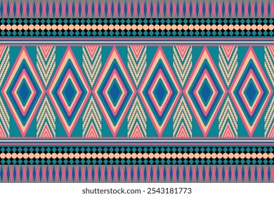 Nativo americano, padrão sem costura, Índio ameríndio, Navajo, Asteca, Motivo, Étnico, Boho, tradicional, Cigano, Peruano, ornamento, decoração, têxtil, geometria, repetir, tribo, abstrato, Patrimônio