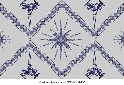 Native American Southwest, Aztec, Navajo seamless pattern. Tribal black and white geometric print. Ethnic design wallpaper, fabric, cover, textile, rug, blanket.