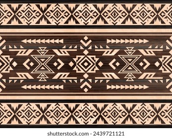 Native american Southwest design Aztec pattern and Navajo design indian ornament pattern geometric ethnic textile texture tribal aztec pattern navajo mexican fabric seamless Vector decoration fashion