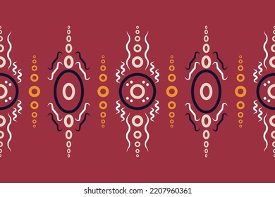 Native American southwest fabric Seamless Pattern Design Geometric l design for the background. Folk embroidery, Indian, Scandinavian, Gypsy, Mexican, African rug, wallpaper.