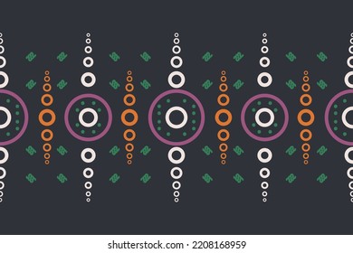 Native American southwest fabric Seamless Pattern Design Traditional ethnic oriental design for the background. Folk embroidery, Indian, Scandinavian, Gypsy, Mexican, African rug, wallpaper.