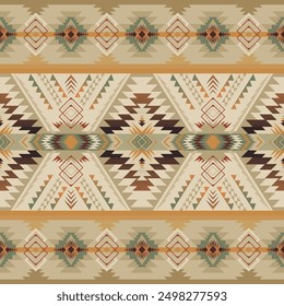 Native American Southwest seamless pattern. Ethnic Geometric design wallpaper, fabric, cover, textile, rug, blanket.