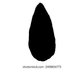 Indianerstein-Pfeilsilhouette-Vektorkunst