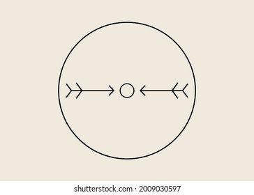 Native American symbols, Arrows are portrayed in the symbol of Protection because they were the Native American’s main form of defense. The circle wrapped around the two arrows signifies family ties 