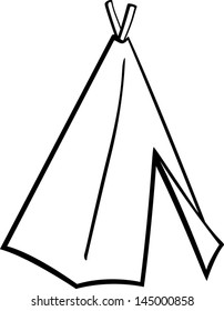 native american tepee tent