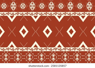 Native American textiles are known for their intricate tribal patterns and geometric designs, often featuring vibrant colors and earth tones. Traditional weaving techniques