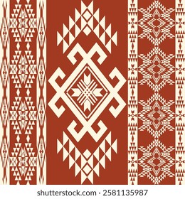 Native American textiles are known for their intricate tribal patterns and geometric designs, often featuring vibrant colors and earth tones. Traditional weaving techniques