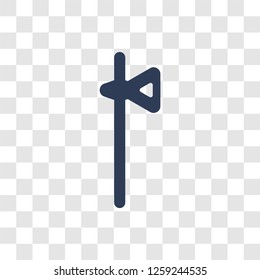 Native American Tomahawk icon. Trendy Native American Tomahawk logo concept on transparent background from Culture collection