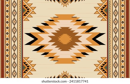 Patrón de tejido tribal nativo americano, patrón geométrico, textil tribal azteca, patrón navajo, patrón mexicano sin fisuras.