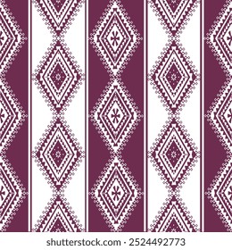 Native American tribal fabric, tile, carpet, vector, illustration design, diamond shap A striking geometric pattern featues