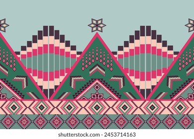 Native American tribal Indian, Geometric ethnic ornament pattern, textile texture, Aztec navajo, Mexican fabric seamless, Vector decoration fashion, Zuni, Traditional, Batik, abstract, Gypsy