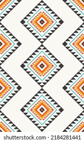Native American vector pattern. Geometric ethnic pattern. Design for background, wallpaper, Fabric, clothing, scarf, rugs. Navajo - Boho motifs.
