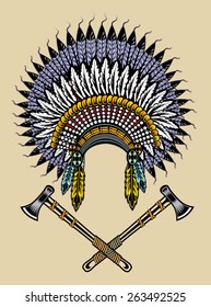 Native American War Bonnet