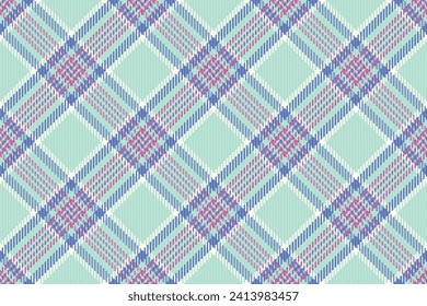 Native Schottenhintergrund, Textur aus Bekleidung. Ein menschliches Muster nahtlose, gepolsterte Vektorgrafik in heller und blauer Farbe.