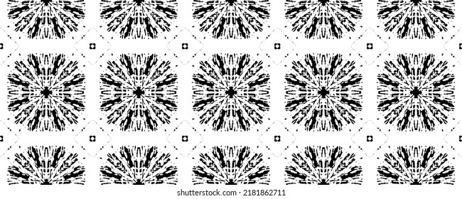 Native Circle Batik. Floral Geo Batik. Black Flower Scribble Textile. Tribal Circle Vector. Black Rough Pattern. Abstract Design Pattern. Abstract Ink Design. Round Sketch Repeat. Pen Seamless Patten