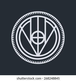native ethnic art symbol