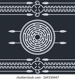 native ethnic art symbol
