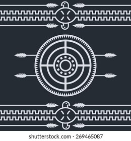 native ethnic art symbol