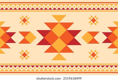 Indisches ethnisches Muster, das mit Stachelschwanzquillen geschaffen wurde. Design für indigenen Stil, Stoff, Boho, Teppich