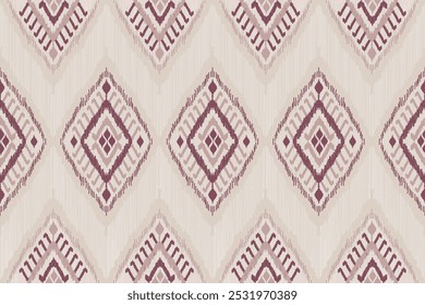 Native ethnic style fabric. Ikat seamless pattern in tribal. folk embroidery. Design for background, clothing, carpet, rug, textile, batik.