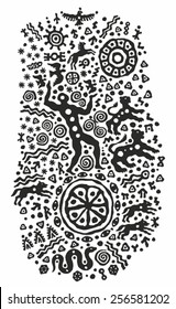 native  ethnic tribal shaman symbol