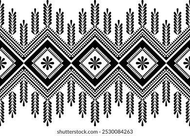 Native fabric geometric tribal pattern. Southwest Aztec Navajo ethnic seamless. Design vector for textile, printing, wallpaper, wrapping, clothing, batik, sarong.- Vector illustration