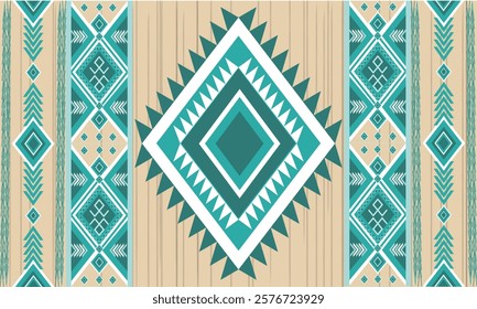 Native fabric, geometric, tribal pattern Aztec, Navajo, Ikat seamless pattern, traditional ethnic background. Vector design for textile, printing, wallpaper, wrapping, clothi pattern,Geometric pattern
