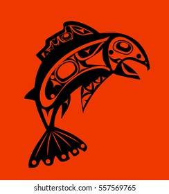 Native fish Vector
