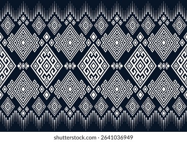 Native geometric ethnic pattern vector vintage black and white graphic design for clothing, home decoration, carpet, fabric. Traditional border graphic eps10 vector.