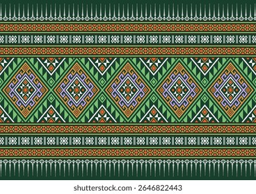 Native geometric ethnic pattern vector vintage graphic design for clothing, home decoration, carpet, fabric. Traditional border graphic eps10 vector.