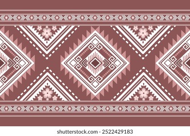 Étnica tribal geométrica nativa, design tradicional de ilustração padrão indígena navajo americano para decoração, seda, cachecol, envoltório, impressão, tecido, papel de parede, fundo
