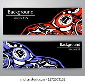 native header invitation Vector
