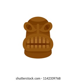 Native idol icon. Flat illustration of native idol vector icon for web isolated on white