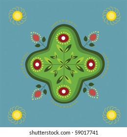 Native indian ornament.