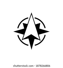 Native Indian Spear Arrowhead For Hunting Logo Design