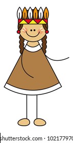 Native Indian woman