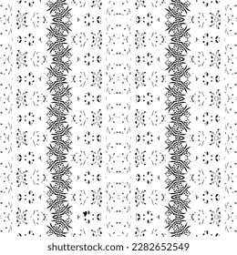 Native Ink Doodle Batik. Black Colour Art Scribble Pattern. Black Color African Pattern. Ethnic Native Ink Pattern. Doodle Wavy Dark Batik. Simple Ethnic Dyed Vector. Seamless Dark Tribal Design
