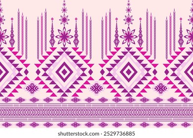 Nativo Navajo americano Southwestern padrão tecido têxtil Tribal Southwest Aztec cultura navajo, cor rosa para papel de parede, decoração, moda, fundo, tapete, cobertor, travesseiro