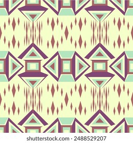 Native Muster Amerikanisch, Indisches Ornament Muster Geometrische ethnische Textur, Azteken-Muster, Navajo Mexikanisches Gewebe nahtlos, Vektorgrafik, Dekoration, Teppich, Schal, Print, Design-Bildschirmhintergrund, abstrakt