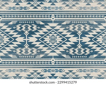 Patrón nativo patrón de ornamento indio tribal americano textura geométrica étnica textil tribal azteca patrón tejido navajo mexicano sin costuras Vector decoración moda