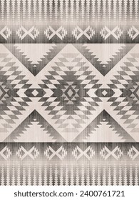 Native pattern american tribal indian ornament pattern geometric ethnic textile texture tribal aztec pattern navajo mexican fabric seamless Vector dec