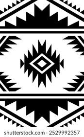 Native pattern american tribal indian ornament pattern geometric ethnic textile texture tribal aztec pattern navajo mexican fabric seamless vector decoration fashion