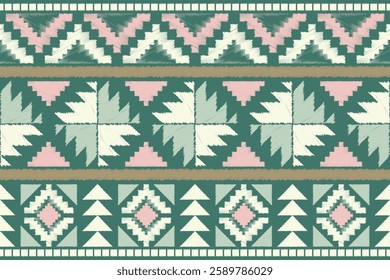 Native pattern American tribal Indian ornament pattern geometric ethnic textile texture tribal Aztec pattern Navajo Mexican fabric seamless Vector decoration fashion