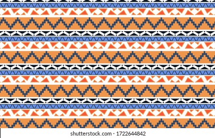 Native pattern background is grid pattern interspersed