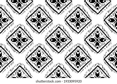 Native pattern background is grid pattern interspersed