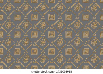 Native pattern background is grid pattern interspersed